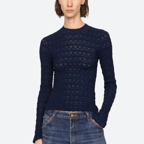Ruby Knit L/SLV Top - Sea NY
