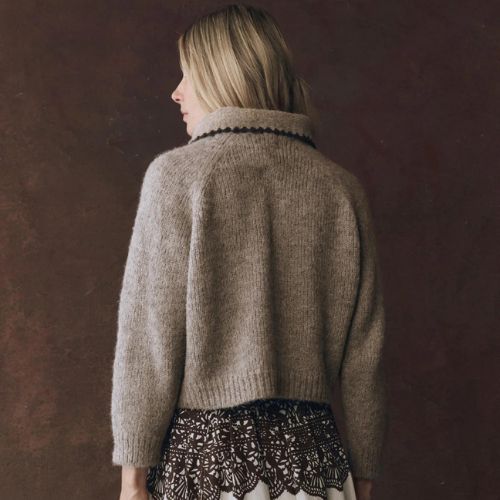 Crochet Collar Pullover - The Great