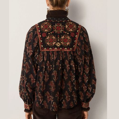 Cocora Scarlet Blouse - Maison Hotel
