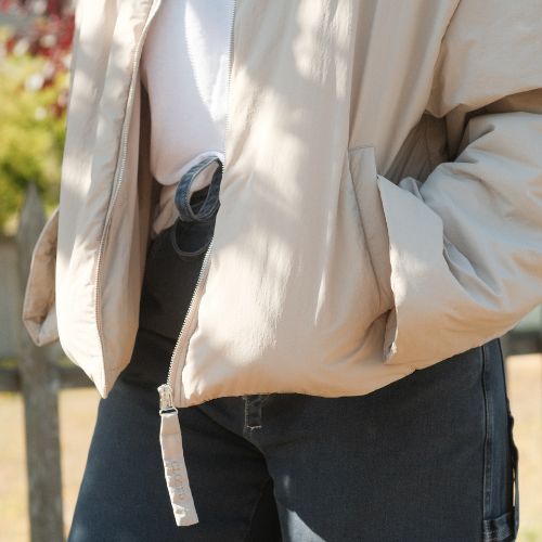 Plaster Bomber Jacket - Closed