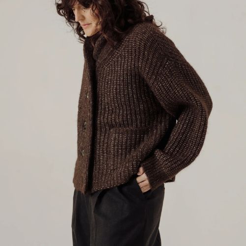 Oversized Shawl Cardigan - Bare Knitwear