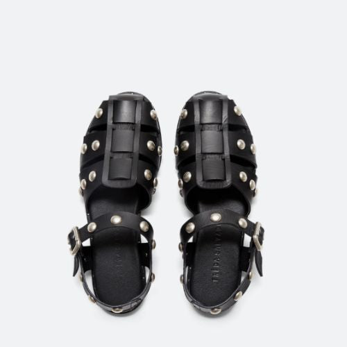 Sera Sandal in Black - Freda Salvador
