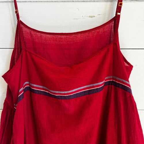 Rasa Slip Dress in Red - Injiri