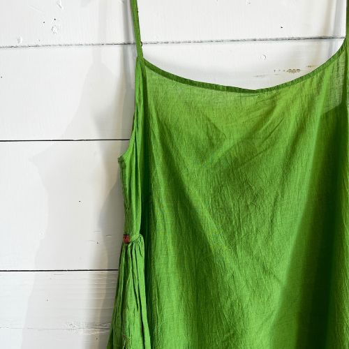 Rasa Slip Dress in Green - Injiri