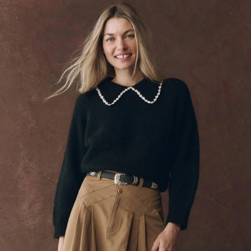Crochet Collar Pullover - The Great