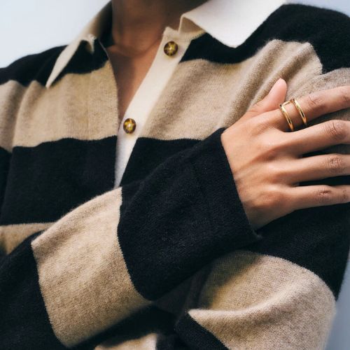 Cashmere Rugby Stripe - W+W