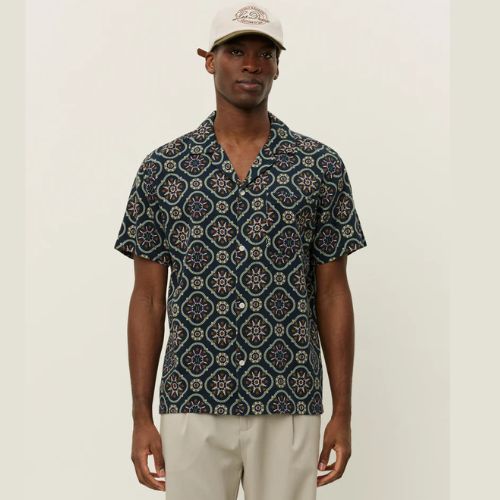 Lukas AOP Tapestry SS Shirt - Les Deux