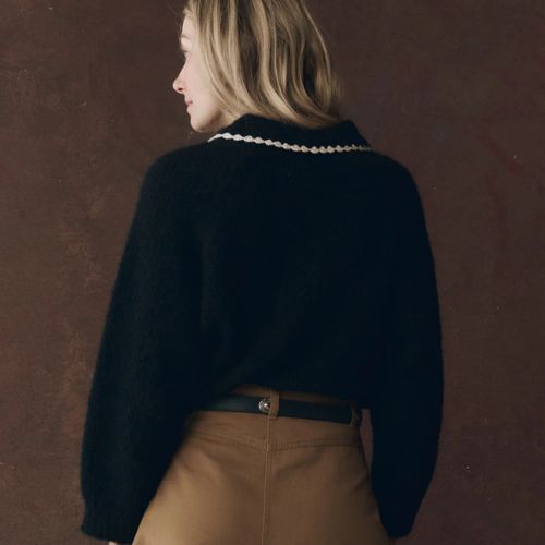 Crochet Collar Pullover - The Great