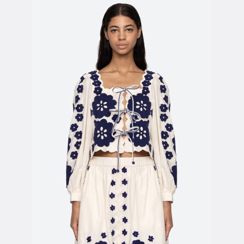 Catrine L/S Top - Sea NY