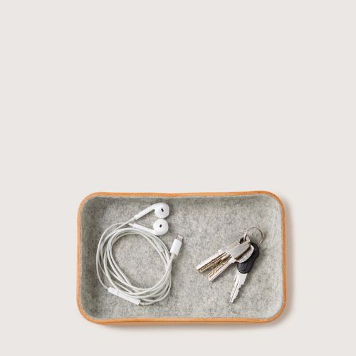 Kawabon Leather/Merino Wool Small Tray - Graf Lantz