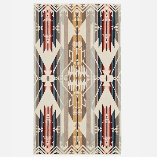 Oversized Jacquard Spa Towel - White Sands - Pendleton