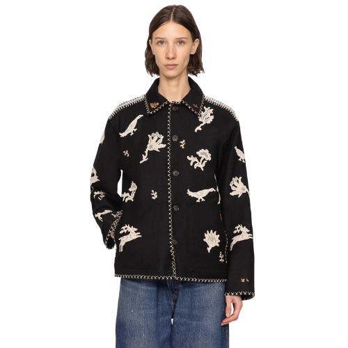 Mika Applique Jacket - Sea NY