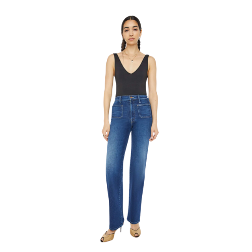 Patch Pocket Rambler Zip Sneak - Mother Denim