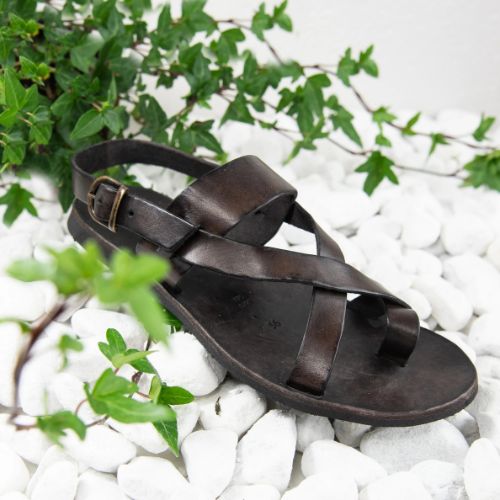 Laila TDM Sandal - Dark Brown  - Brador