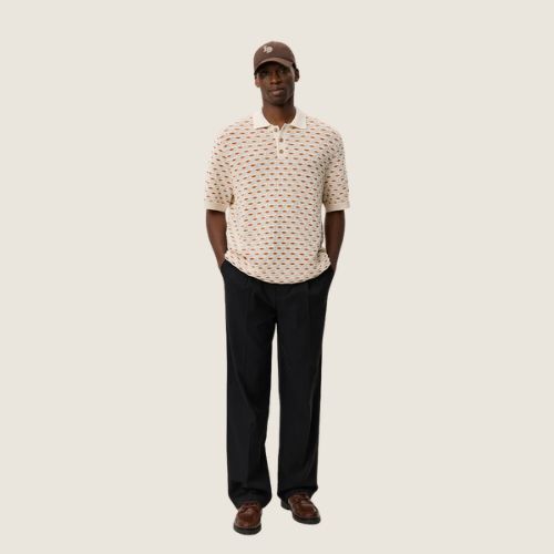 Esmay Shell Knit Polo - Les Deux