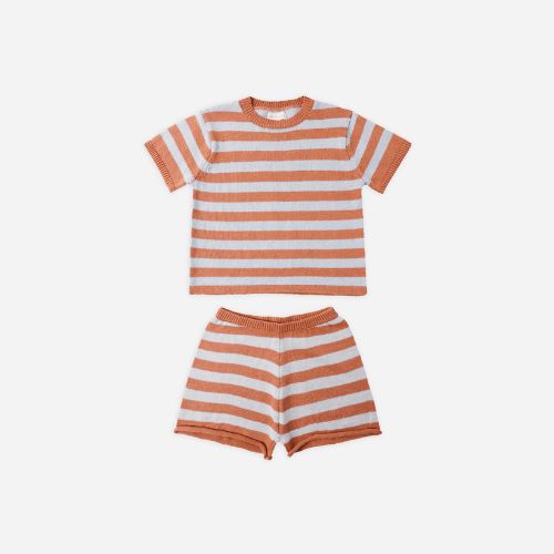 Kid's Liam Set - Americana Stripe - Rylee & Cru