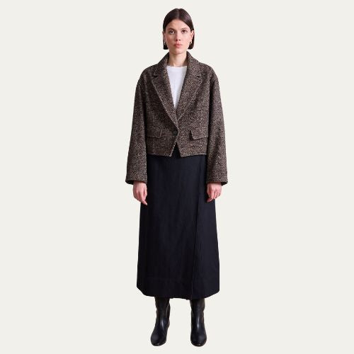 Ria Cropped Back Jacket - Apiece Apart