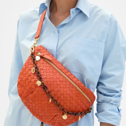 Grande Fanny - Medium Woven Diagonal - Clare V.