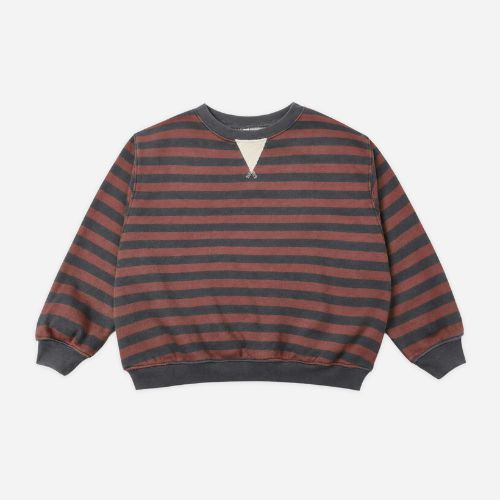 Oversized Crew Mulbery Stripe - Rylee & Cru