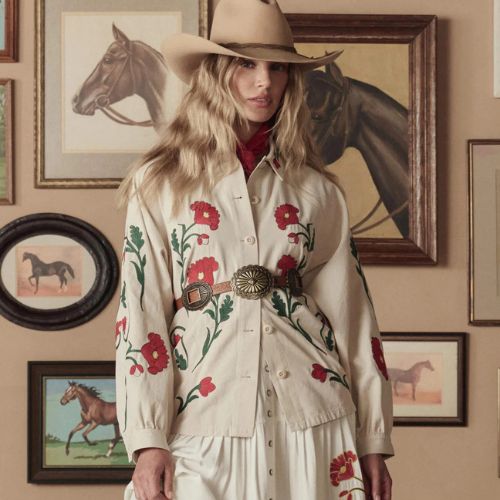 Western Embroidered Commodore Jacket - The Great