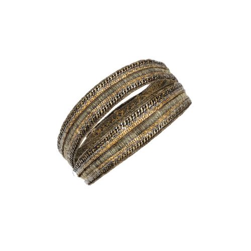 N. 1L008 - Double Wrap Bracelet - Antique Gold - Marie Laure Chamorel