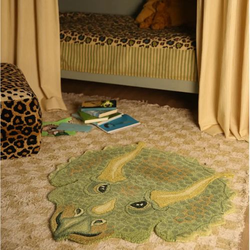 Triceratop Head Rug - Large