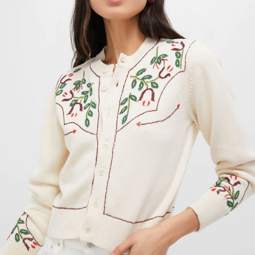 The Great Western Beaded Cardigan - The Great
