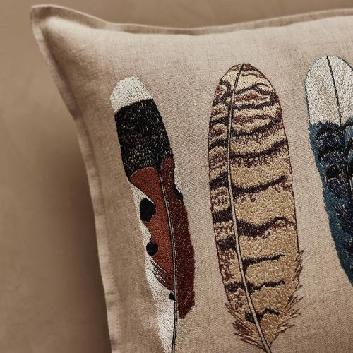 Medium Feathers - Pillow Cover (NO INSERT) - Coral&Tusk