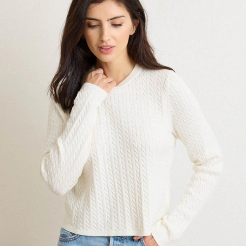 Saylor Cable Crewneck - Not Monday