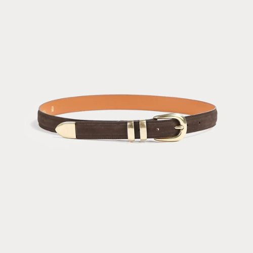 Lorraine Nubuck Belt - Maison Bonet
