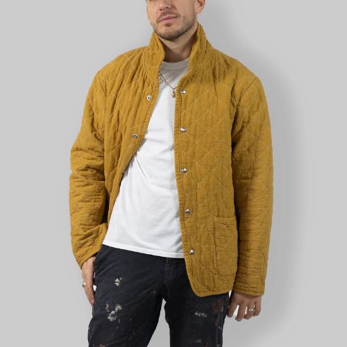 Quilted Snap Jacket - Utility Canvas