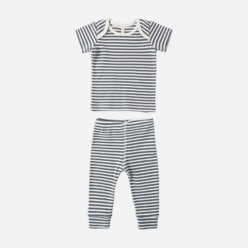 Baby Ribbed SS Tee + Legging Set - Rylee & Cru