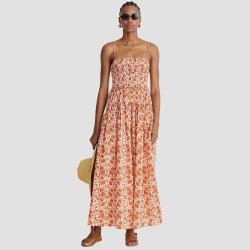 Laloux Smocked Maxi - Apiece Apart