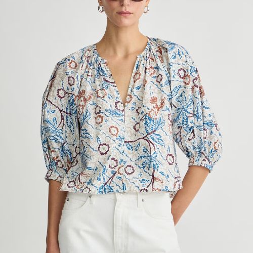 Nele Lantern Sleeve Top - Apiece Apart