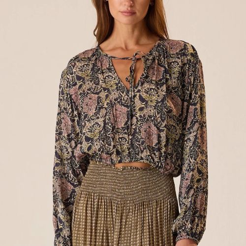 Amelia Top - Botanica Dusk - Natalie Martin