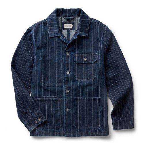Fremont Jacket - Rinsed Indigo Dobby Denim - Taylor Stitch