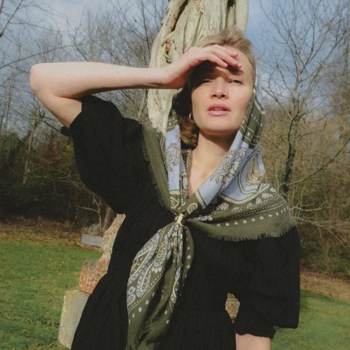 Rodeo Wool & Cashmere Scarf - Maison Lecomte Flament