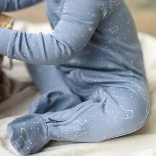 Peyton Zipper Sleeper - Constellation - Colored Organics