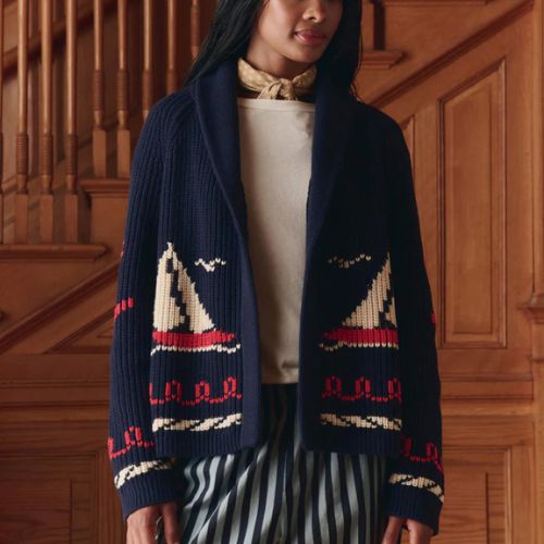 Sailboat Lodge Cardigan - The Great