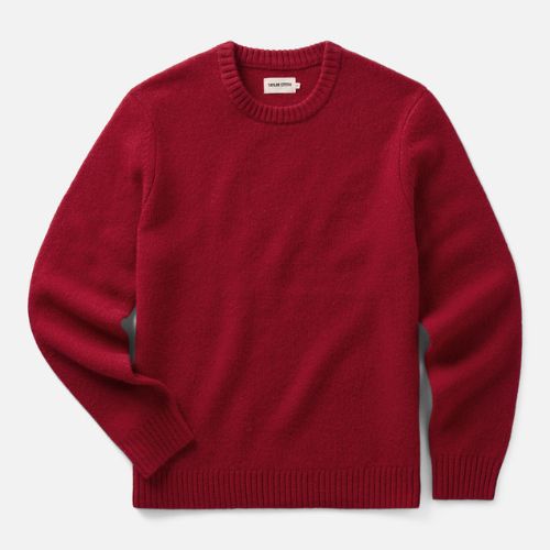 Eastmoor Sweater in Claret Wool - Taylor Stitch