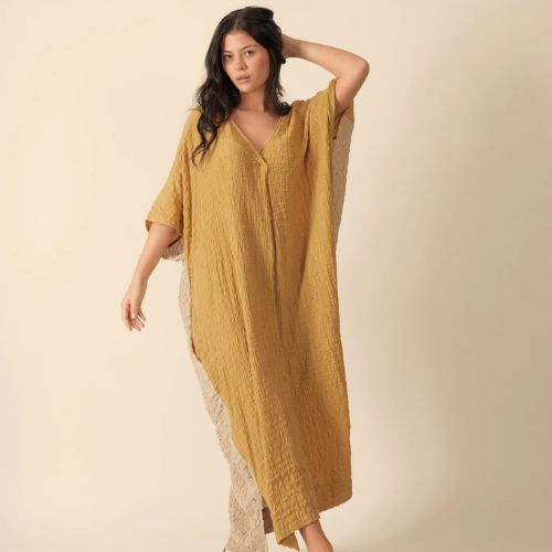 Double V- Neck Dress - Amente -