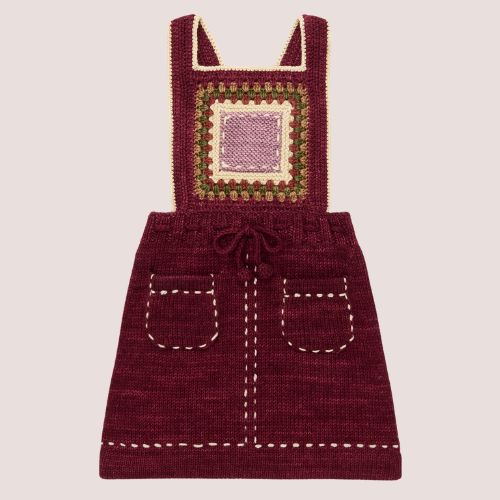 Running Stitch Pinafore - Misha & Puff