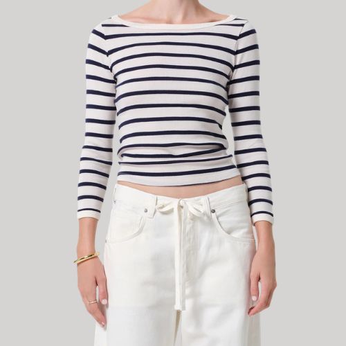 Boat Neck Slim Tee - Citizens of Humanity