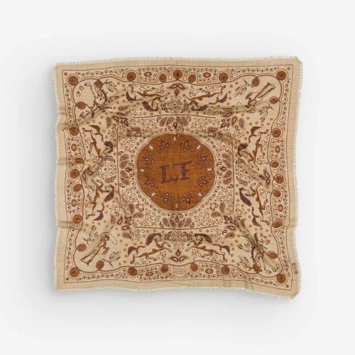 Wool/Silk Scarf - 100x100cm - Maison Lecomte Flamente