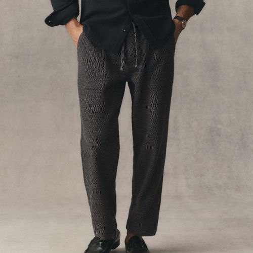 Breakwater Pant - Charcoal Sashiko - Taylor Stitch