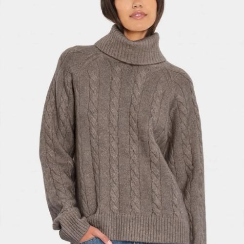 Toby Sweater in Mink Caribou - Xirena