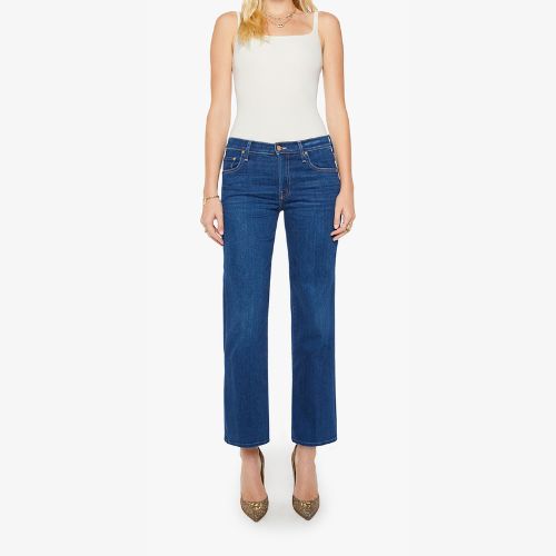 Mid Rise Rambler Zip Flood- Mother