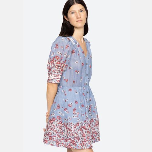 Whitney Puff Mini Dress - Sea NY