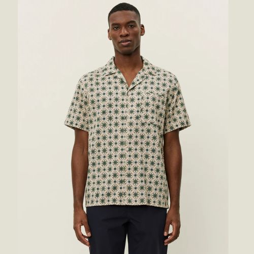 Lukas AOP Tapestry SS Shirt - Les Deux