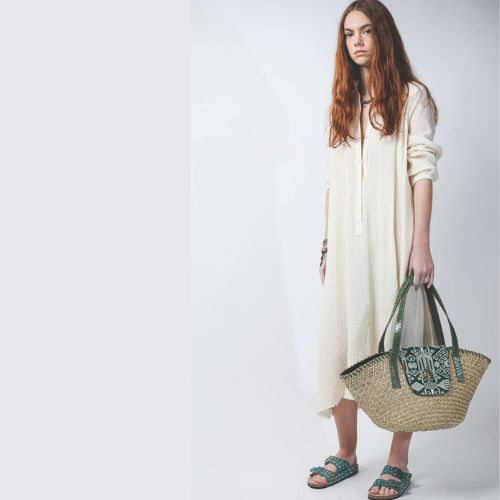 Caftan Shirt Dress - Raquel Allegra